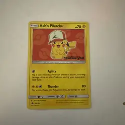 Ash's Pikachu SM109 I Choose You Movie Promo Pokemon Card - Image 1
