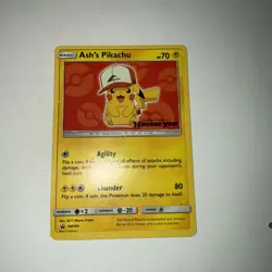 Ash's Pikachu SM109 I Choose You Movie Promo Pokemon Card - Image 2