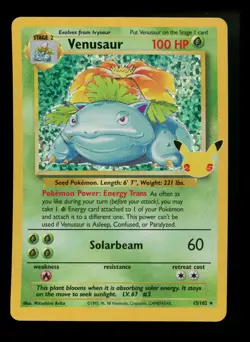 #2 Venusaur 15/102 Celebrations 25th Anniversary Pokemon Card TCG - Image 1
