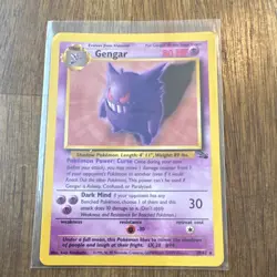 Pokemon Gengar Fossil Rare 20/62 80 HP Stage 2 Dark Mind Card English - Image 1