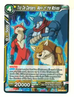 Dragon Ball Super Card Game Trio De Dangers, Mark of the Wolf BT9-065 C NM SV2. - Image 1