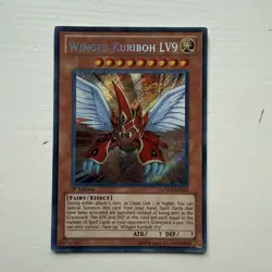 Winged Kuriboh LV9 LCGX-EN043 Secret Rare Yu-Gi-Oh Card Unlimited - LP - Image 1