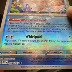 MISPRINT Masterball Goldeen Pokemon Card - Misaligned Texture Error - Image 4