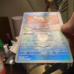 MISPRINT Masterball Goldeen Pokemon Card - Misaligned Texture Error - Image 5
