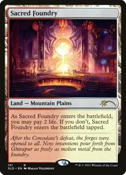1 x Sacred Foundry Secret Lair Drop NM/M MTG Culture Shocks 131 - Image 1