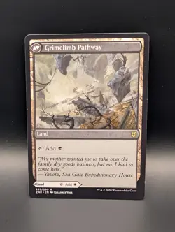 MTG - Brightclimb Pathway/Grimclimb Pathway - Land (W/B) - ZNR #259 - Rare - Image 2