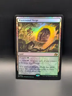 MTG - Wastewood Verge - FOIL - Land (Forest/Swamp) - DFT #268 - Rare - Image 1