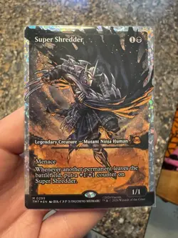 MTG Super Shredder |Fracture Foil| ENGLISH Showcase | TMNT x1 - Image 1