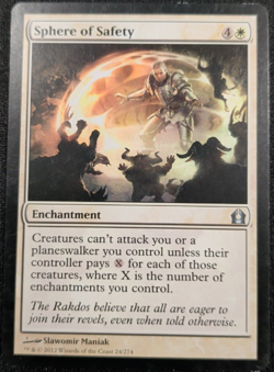 Sphere of Safety 24/274 LP Uncommon MTG Return to Ravnica Magic the Gathering - Image 1