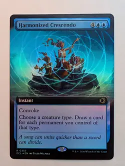 MTG - Harmonized Crescendo - ECL - R - Ext Art Foil - 357 - Image 1