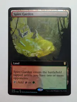 MTG - Spire Garden - CLB - R - Ext Art Foil - 606 - Image 1