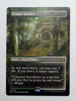 MTG - Temple Garden - ECL - R - Borderless - 351 - Image 1