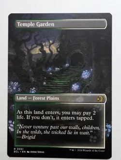 MTG - Temple Garden - ECL - R - Borderless - 351 - Image 2