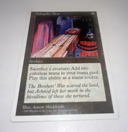 MTG * Ashnod's Altar NM Unplayed 5th Edition Regular SellbyCyn - Image 1