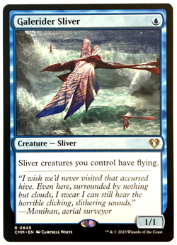 MTG Galerider Sliver Commander Masters 0849 Pack Fresh Rare - Image 1