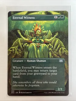 MTG Magic Eternal Witness 368 (Borderless) Double Masters 2022 Uncommon - Image 1