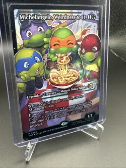 Michelangelo, Weirdness to 11 (Showcase) (Foil) - Teenage Mutant Ninja Turtles - Image 2