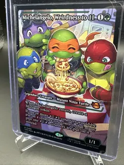 Michelangelo, Weirdness to 11 (Showcase) (Foil) - Teenage Mutant Ninja Turtles - Image 3