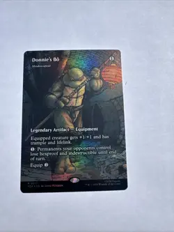 Donnie's Bo - Shadowspear (Borderless) FOIL Teenage Mutant Ninja Turtles MTG - Image 3