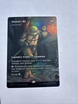 Donnie's Bo - Shadowspear (Borderless) FOIL Teenage Mutant Ninja Turtles MTG - Image 4