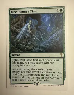 Once Upon a Time (White Border) Mystery Booster 2 Regular MTG Magic - Image 1