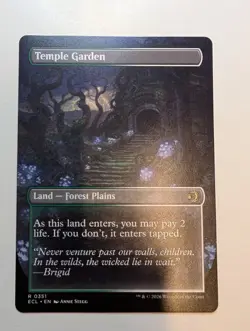 MTG - Temple Garden - ECL - R - Borderless - 351 - Image 1