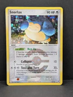 Snorlax 15/112 FireRed & LeafGreen Reverse Holo Ultra Rare Pokemon TCG MP+ - Image 1