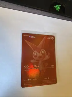 Pokemon TCG Victini Red Full Art Holo 171/086 Black Bolt NM/MT English - Image 3