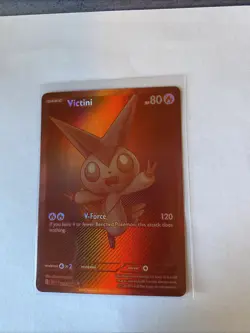 Pokemon TCG Victini Red Full Art Holo 171/086 Black Bolt NM/MT English - Image 4
