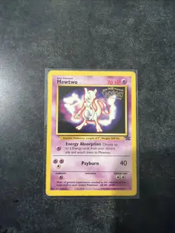 1999 Mewto #3 Black Star WB Pokemon the First Movie Promo - Image 1