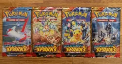 Pokemon TCG: Scarlet & Violet Surging Sparks Booster Packs Art Set - Image 1