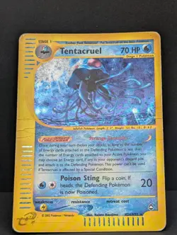 Tentacruel H26/H32 Aquapolis Holo Rare Pokemon TCG Nintendo e-reader - Image 3