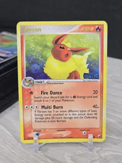 Pokemon Card TCG Flareon 5/115 Unseen Forces 2005 Reverse Holo Stamped Vintage - Image 3