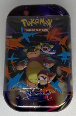 Pokemon Mega Evolution Mega Heroes Mini Tin Factory Sealed - Kangaskhan Artwork - Image 1
