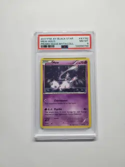 PSA 8 - Mew XY192 with Clean Holo Swirl 🌀 - Pokemon TCG Black Star Promo - Image 1