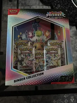 Pokemon TCG Scarlet Violet Prismatic Evolutions Binder Collection - New, Sealed - Image 1