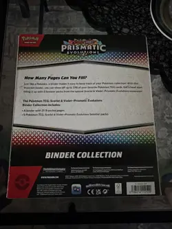 Pokemon TCG Scarlet Violet Prismatic Evolutions Binder Collection - New, Sealed - Image 2