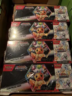 Pokemon Prismatic Evolutions Surprise Box+Booster Bundle Sams Club Set - Image 2