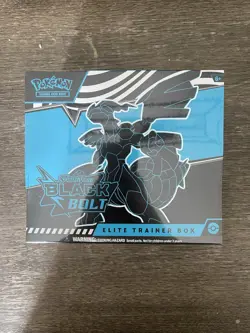 Pokemon BLACK BOLT Elite Trainer Box ETB SEALED (Slight Tear) Scarlet & Violet - Image 1