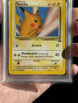 2001 Pokemon Pikachu Snap Black Star Promo #26 PSA 10 Gem Mint - Image 3