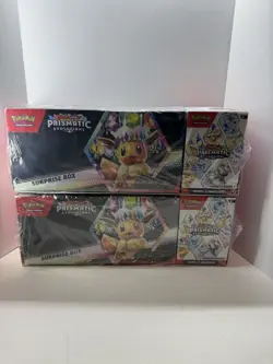 Pokemon Prismatic Evolutions Booster Bundle And Surprise Box 2 Pack. SET OF 2 - Image 3