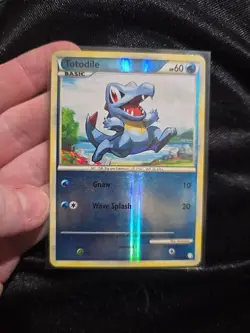 Pokemon TCG Totodile HeartGold SoulSilver 86/123 Reverse Holo NM - Image 5