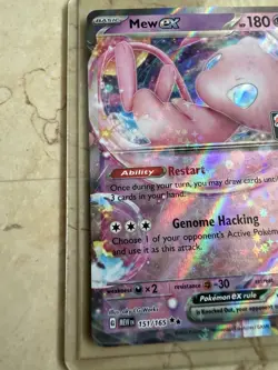 Pokemon Mew EX TCG 151/165 Play! Prize Pack Series 5 Stamped - Image 5