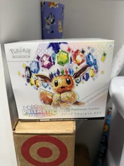 Pokemon TCG Prismatic Evolutions ETB Center Exclusive, Sealed - Image 1