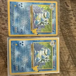 Pokemon Celebrations 25th Anniversary 2x Blastoise Holo 2/102 - RARE HOLO - MINT - Image 1