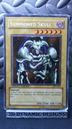 | Yugioh Summoned Skull BPT-002 REVERSE Secret Rare Misprint 2002 Tin DMG 🔥 | - Image 1