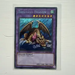Yu-Gi-Oh! MRD-EN143 Thousand Dragon (Unlimited Edition) Secret Rare, NEAR MINT - Image 1