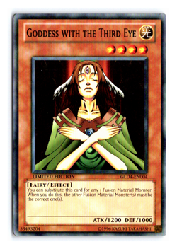 Goddess with the Third Eye - GLD4-EN004 - Common - Limited Edition - Yugioh - Image 1