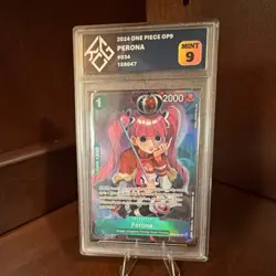 One Piece CCG Perona OP09-034 2024 Foil King Card Grading 9 Mint - Image 1