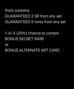 One Piece Card Game - Mystery Rare God Pack (2 GUARANTEED SR) + Bonus Alt/SEC - Image 4